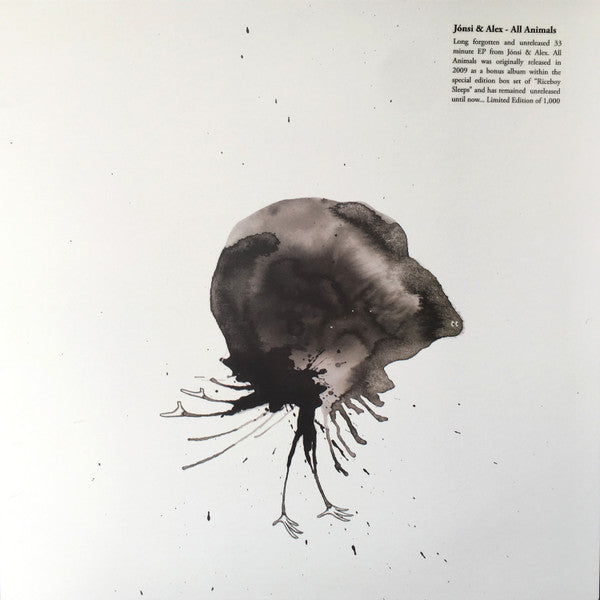 Jónsi & Alex : All Animals EP (12", EP, Ltd, RE, RP)