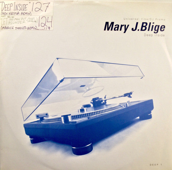 Mary J. Blige : Deep Inside (12", Promo)