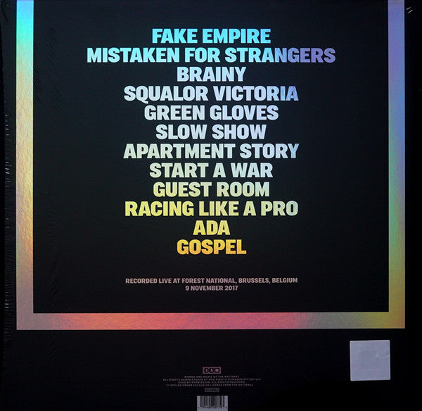 The National : Boxer (Live In Brussels) (LP, Album, RSD, Ltd, Cle)