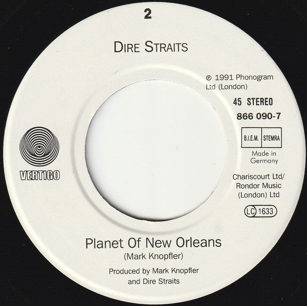 Dire Straits : Heavy Fuel (7", Single)