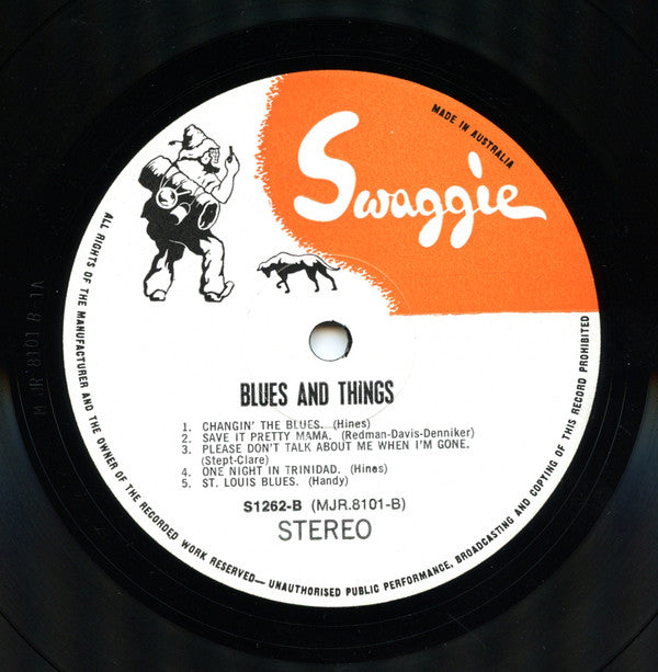 Earl Hines And Jimmy Rushing : Blues And Things (LP, Album)