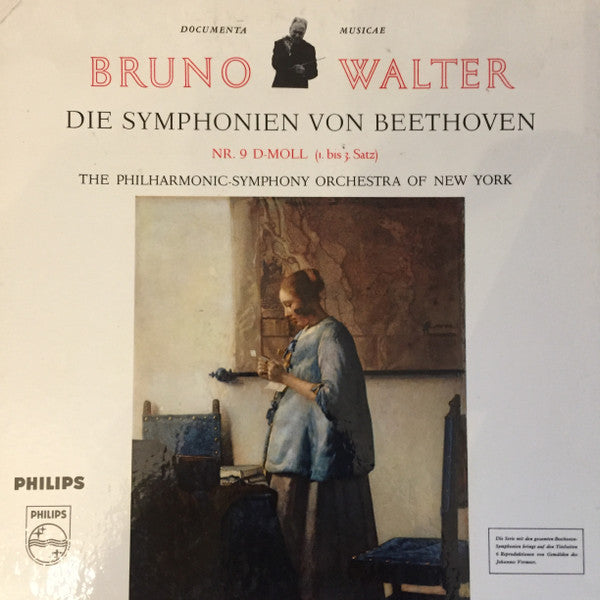 Ludwig van Beethoven, Bruno Walter, Philharmonic-Symphony Orchestra Of New York : Die Symphonien Von Beethoven Nr. 9 D-Moll (1. bis 3. Satz) (LP, Mono, Gat)