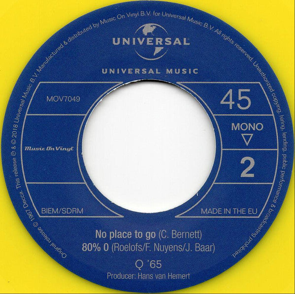 Q'65* : Kjoe Bloes (7", EP, Mono, Ltd, RE, RM, Yel)