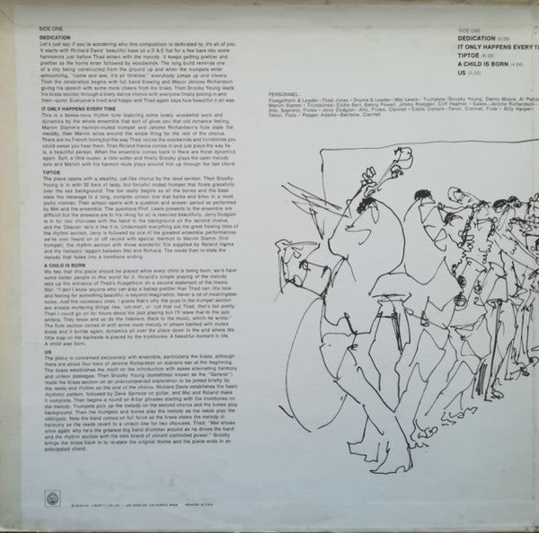 Thad Jones & Mel Lewis : Consummation (LP, Album, RP, Gat)