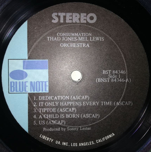 Thad Jones & Mel Lewis : Consummation (LP, Album, RP, Gat)