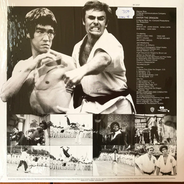 Lalo Schifrin : Enter The Dragon (Original Sound Track From The Motion Picture) (LP, Album, RSD, Ltd, Pic, RE, 45t)