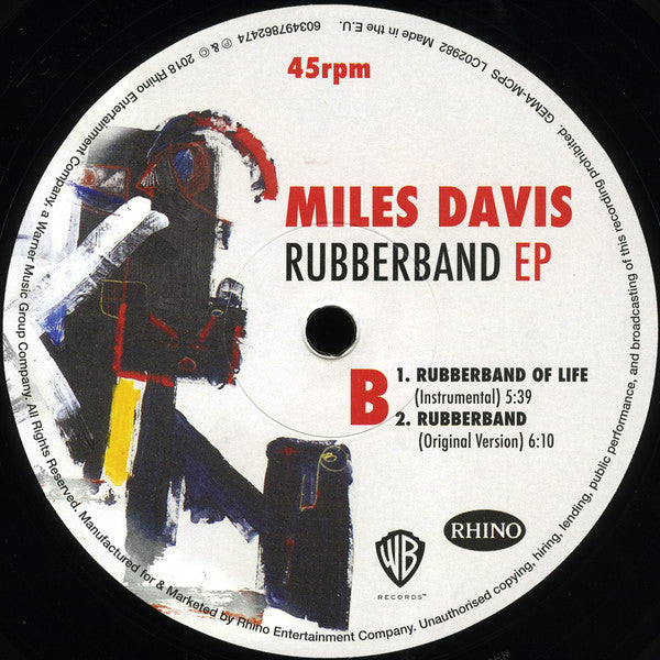 Miles Davis : Rubberband EP (12", EP, RSD)