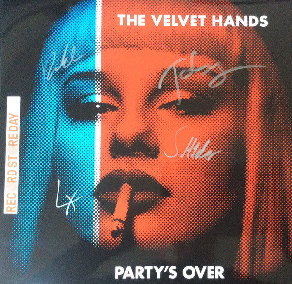 The Velvet Hands : Party's Over (LP, Album, RSD, Ltd, Sig)