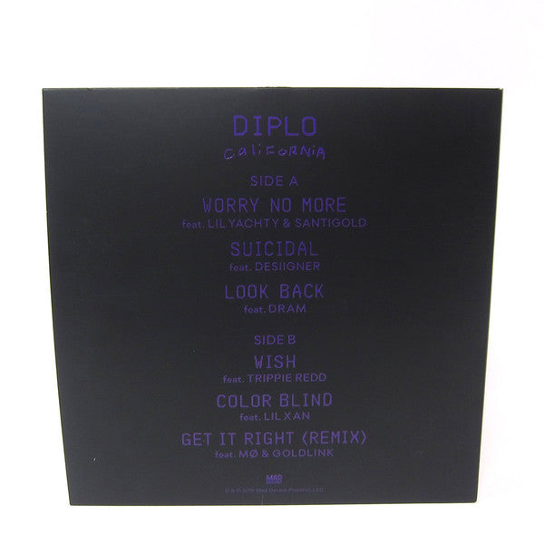 Diplo : California (12", EP, RSD, Pur)