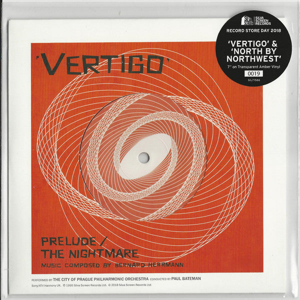 The City Of Prague Philharmonic Conducted By Paul Bateman : Vertigo / North By Northwest    (7", Ltd, Num, Amb)
