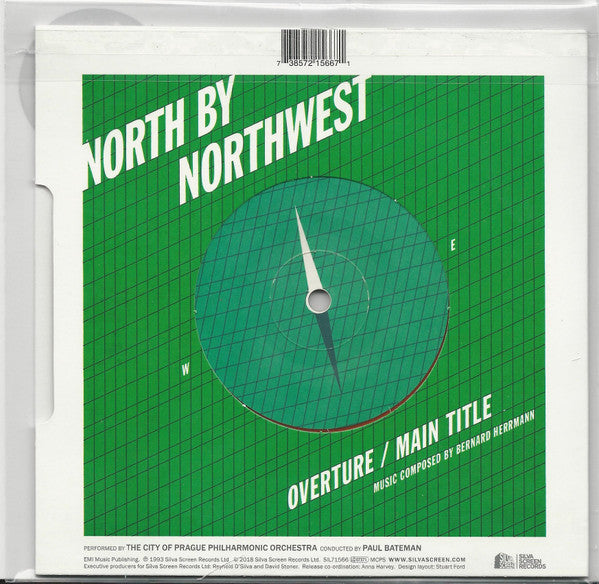 The City Of Prague Philharmonic Conducted By Paul Bateman : Vertigo / North By Northwest    (7", Ltd, Num, Amb)