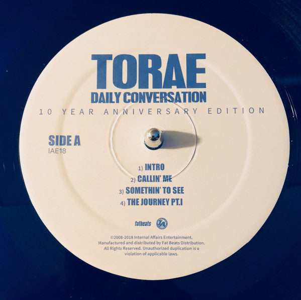Torae : Daily Conversation - 10 Year Anniversary Edition (2xLP, Mixtape, RE)
