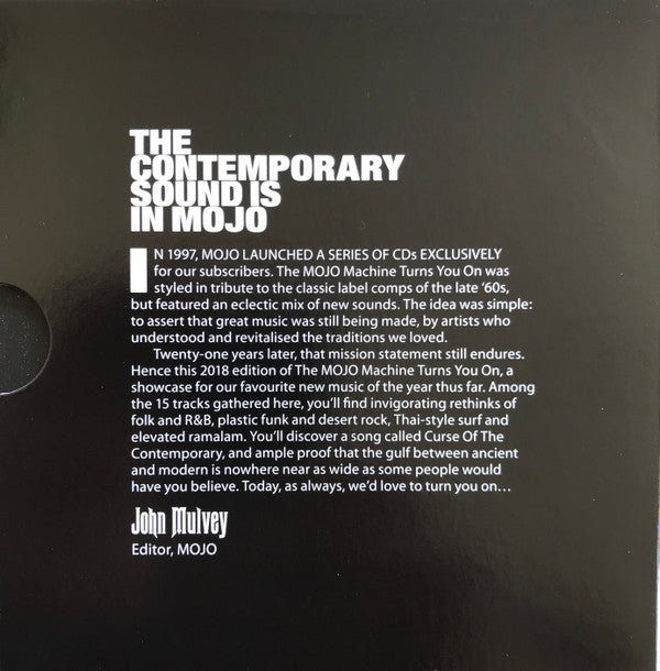 Various : The Mojo Machine Turns You On 2018. (CD, Comp)