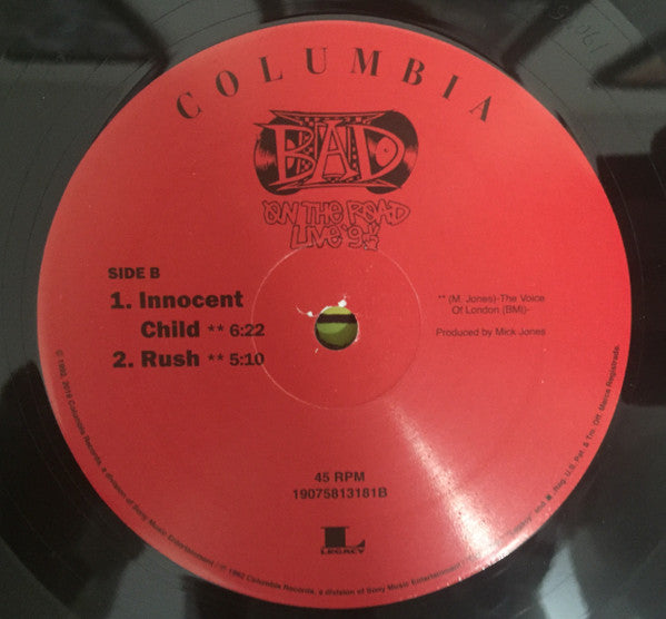 Big Audio Dynamite II : On The Road Live '92 (12", Maxi, RSD, Ltd, RE)