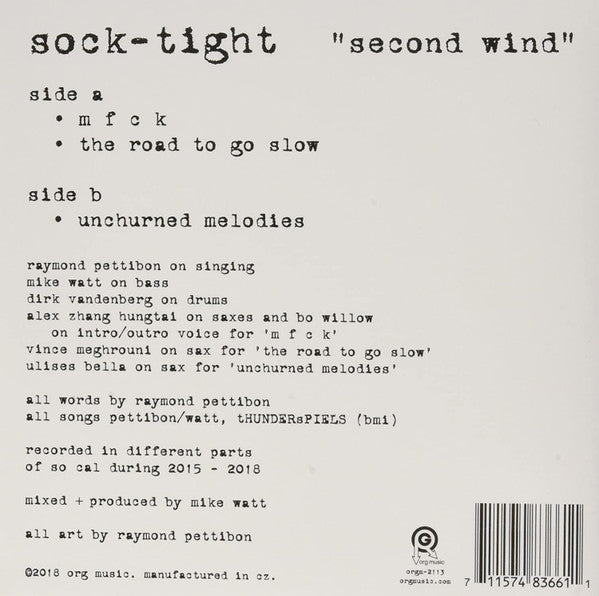 Sock-Tight : Second Wind (7", RSD, Ltd, Bee)