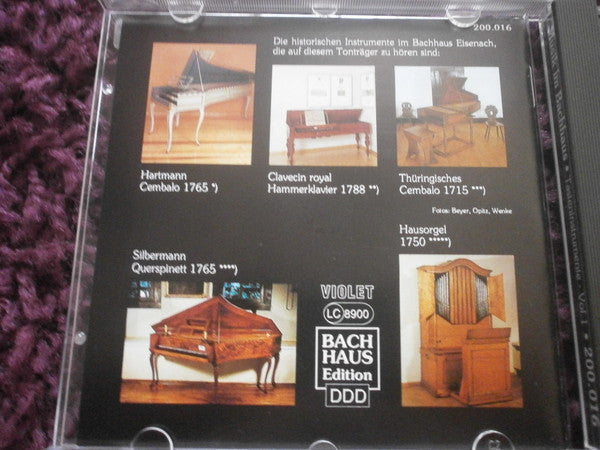 Christine Schornsheim : Musik Im Bachhaus Eisenach - Historische Tasteninstrumente Vol. 1 (CD, Album)