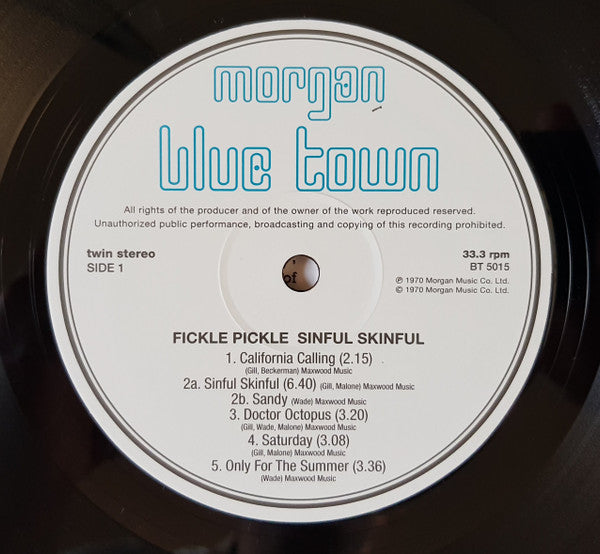 Fickle Pickle : Sinful Skinful (LP, Album, RSD, RE + 7", EP + Ltd)