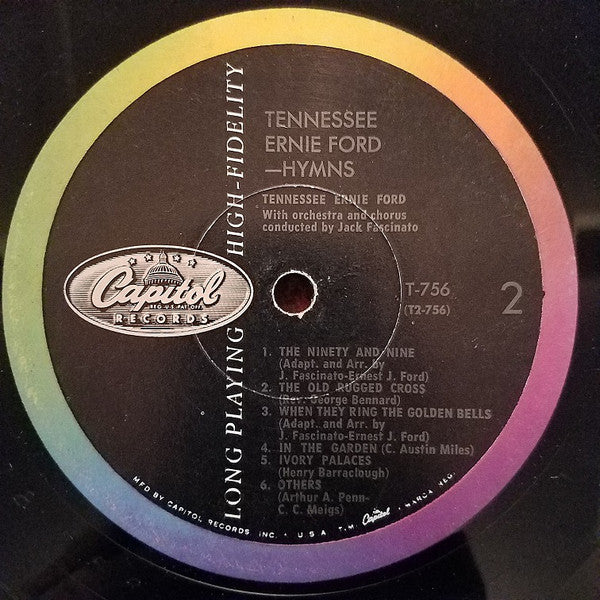 Tennessee Ernie Ford : Hymns (LP, Album, Mono, Scr)