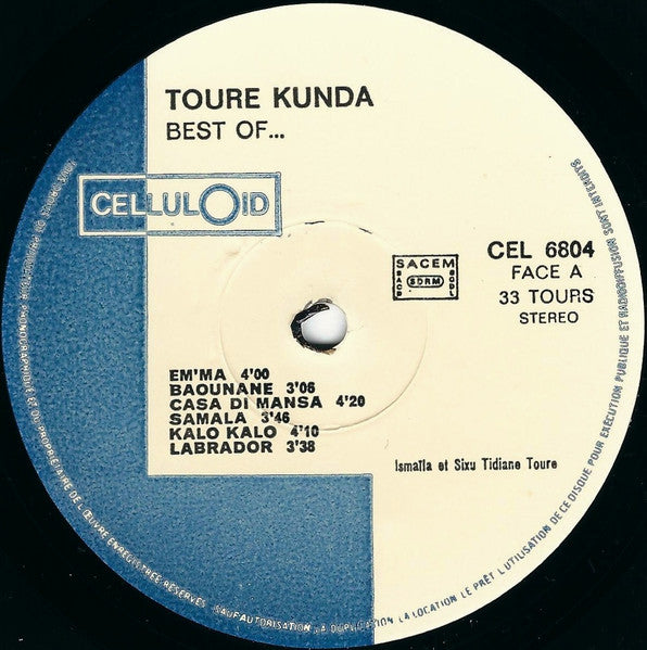 Toure Kunda* : Best Of (LP, Comp)