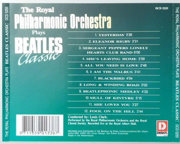 Royal Philharmonic Orchestra , Conductor: Louis Clark : Plays Beatles Classic (CD, Album)