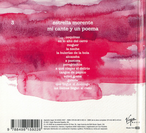 Estrella Morente : Mi Cante Y Un Poema (CD, Album, Ltd, Boo)