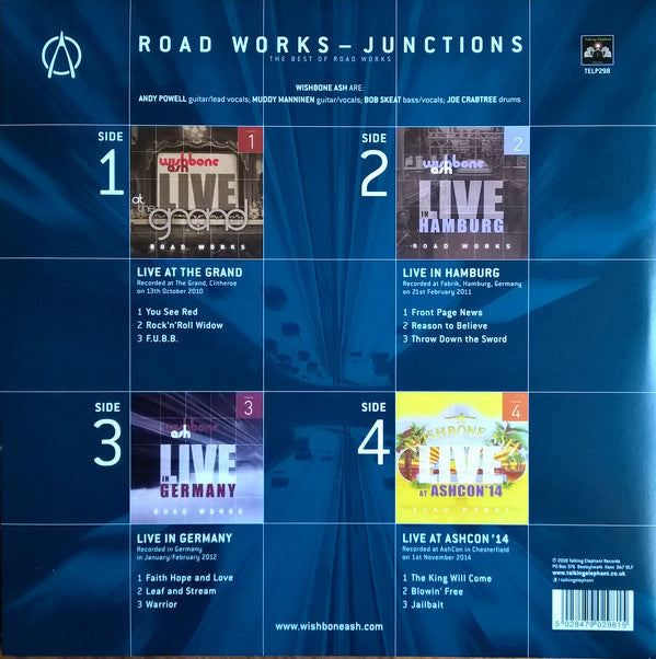 Wishbone Ash : Road Works - Junctions The Best Of Road Works (2xLP, Comp, Ltd)