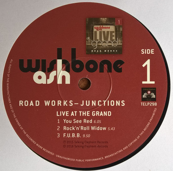Wishbone Ash : Road Works - Junctions The Best Of Road Works (2xLP, Comp, Ltd)
