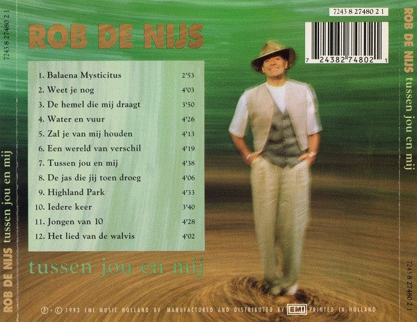 Rob de Nijs : Tussen Jou En Mij (CD, Album)