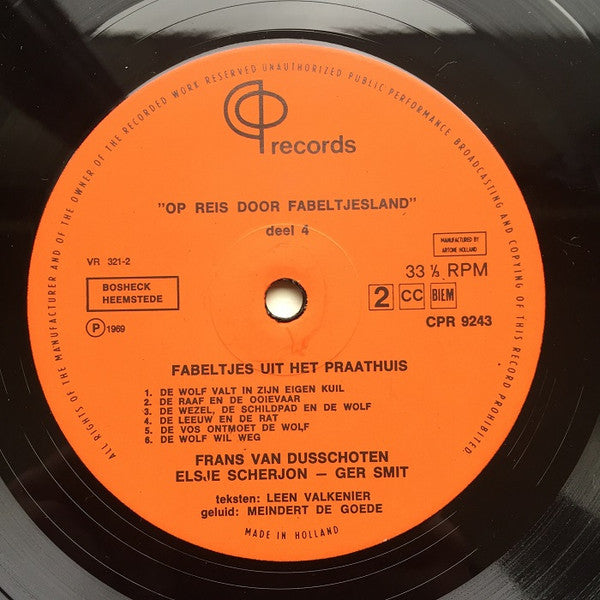 De Fabeltjeskrant : Fabeltjes Uit Het Praathuis Deel 4 (LP)