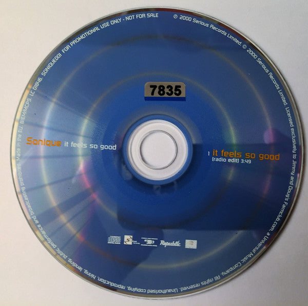 Sonique : It Feels So Good (CD, Single, Promo)