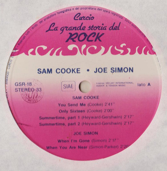 Various : Sam Cooke / Joe Simon / Lou Rawls / Joe Tex (LP, Comp)