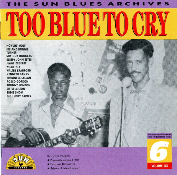 Various : Too Blue To Cry (CD, Comp)
