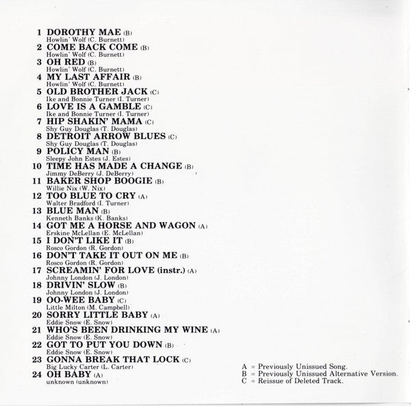 Various : Too Blue To Cry (CD, Comp)