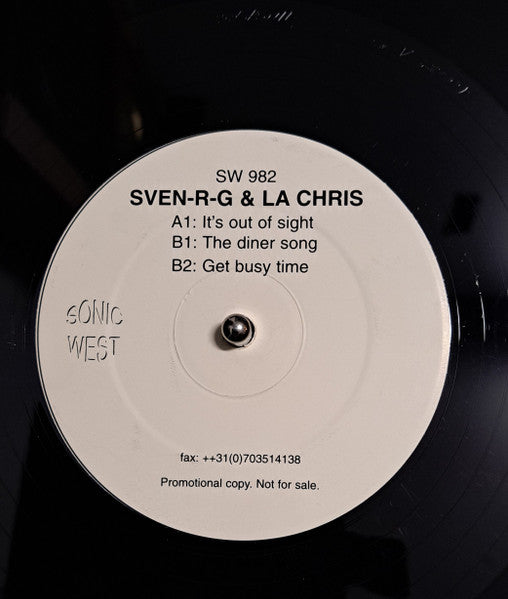 SveN-R-G : It's Out Of Sight / The Diner Song / Get Busy Time (12", Promo)