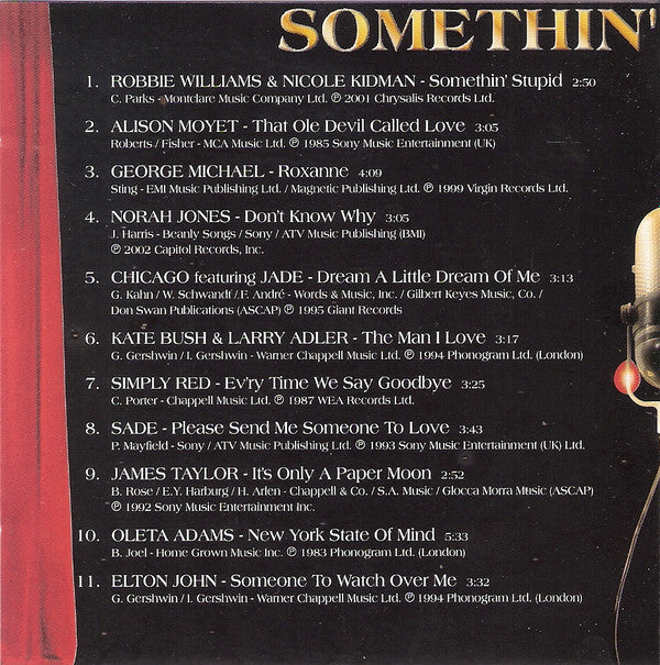 Various : Somethin' Swinging (CD, Comp)