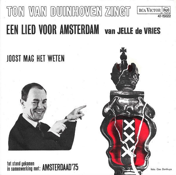 Ton van Duinhoven : Een Lied Voor Amsterdam (7", Single)