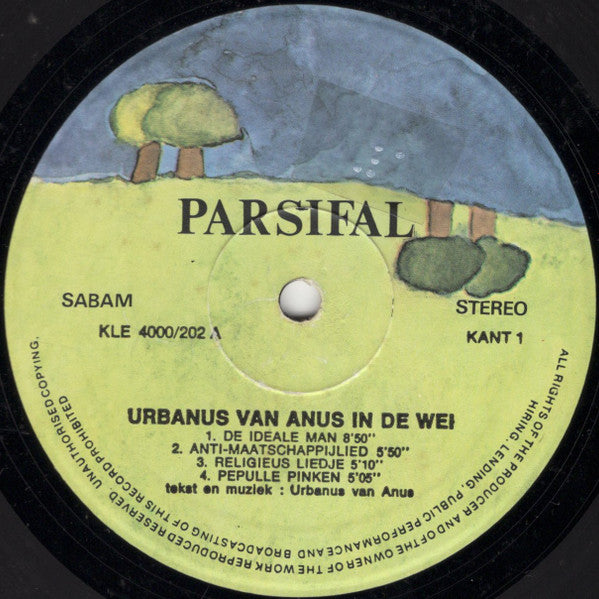 Urbanus : Urbanus Van Anus In De Weide / Op De Vijver (LP, Album, Bla)