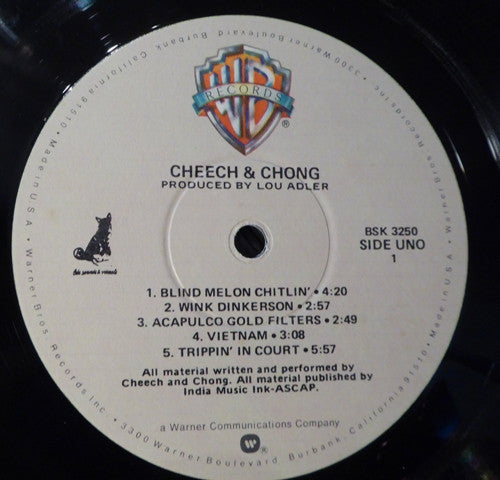 Cheech & Chong : Cheech And Chong (LP, Album, RE)