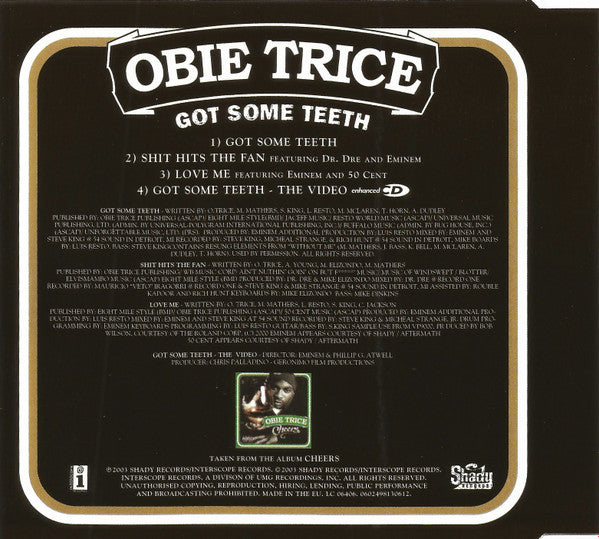 Obie Trice : Got Some Teeth (CD, Single, Enh)