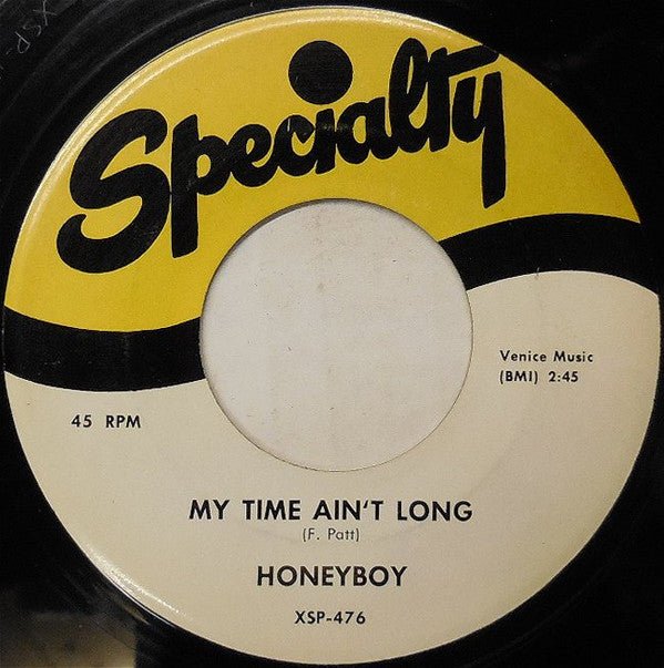 Honeyboy : Bloodstains On The Wall (7", Single, RE)