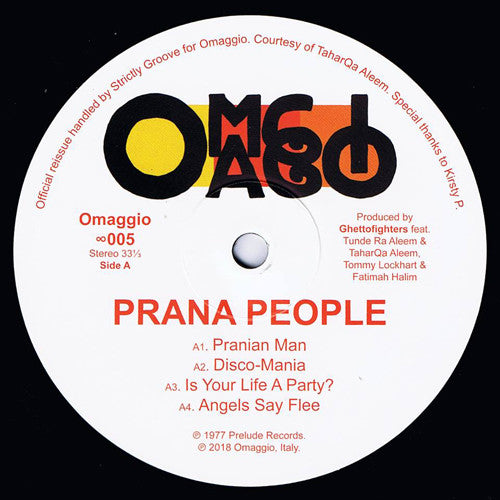 Prana People : Prana People (LP, Album, RE, 180)