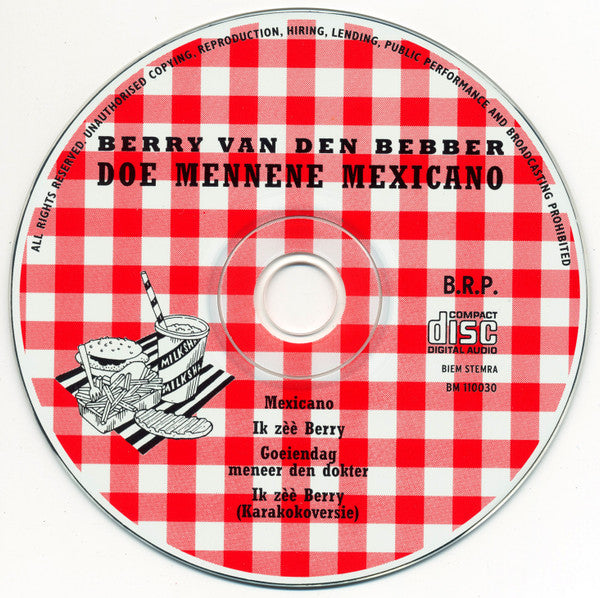Berry van den Bebber : Doe Mennene Mexicano (CD, Maxi)