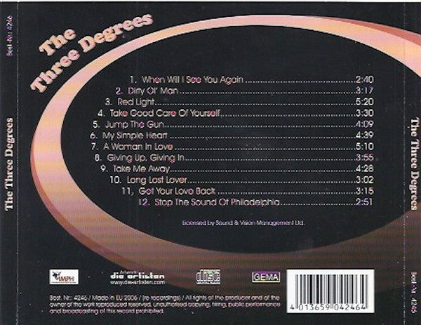 The Three Degrees : The Three Degrees (CD, Comp)