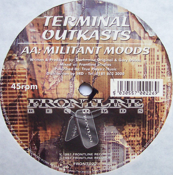Terminal Outkasts : Deadlock / Militant Moods (12")
