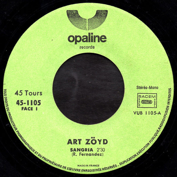 Art Zoyd : Sangria (7", Single)
