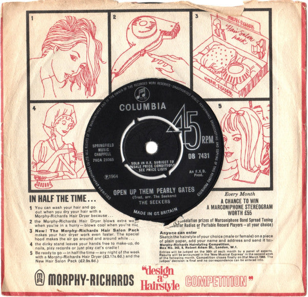 The Seekers : I'll Never Find Another You (7", Lab)