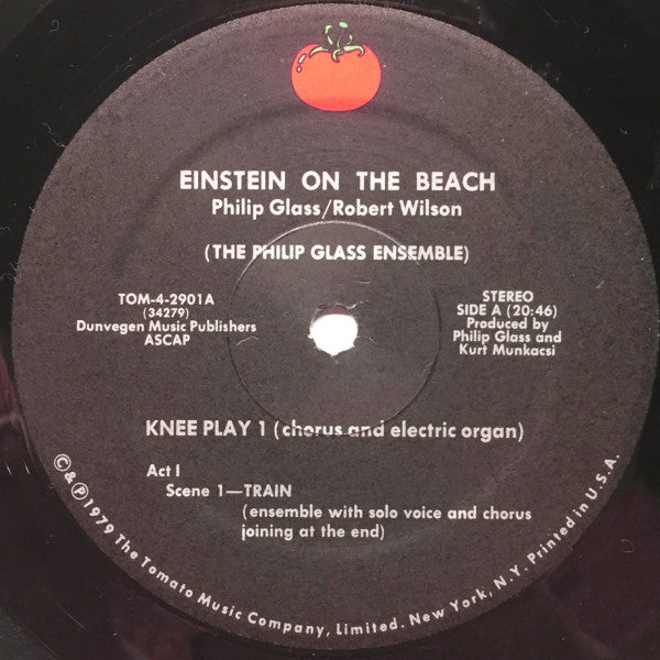 Philip Glass / Robert Wilson (2) : Einstein On The Beach (4xLP, Album + Box)