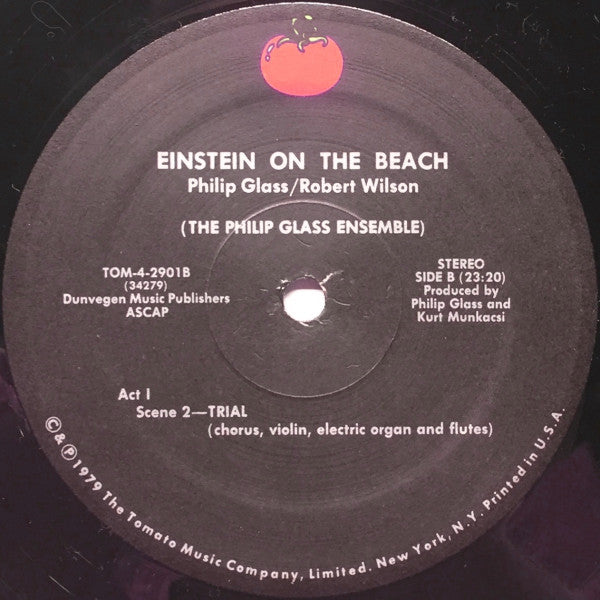 Philip Glass / Robert Wilson (2) : Einstein On The Beach (4xLP, Album + Box)