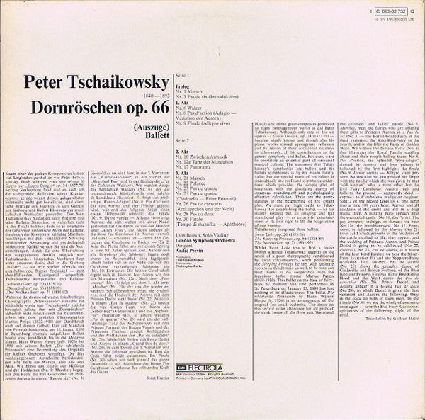 Tschaikowsky*, London Symphony Orchestra, André Previn : Dornröschen (Grosser Querschnitt) (LP, Quad)