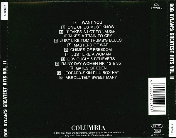 Bob Dylan : Bob Dylan's Greatest Hits 2 (CD, Comp, RE)